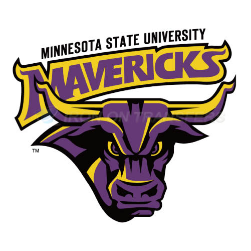 Minnesota State Mavericks Logo T-shirts Iron On Transfers N5111 - Click Image to Close